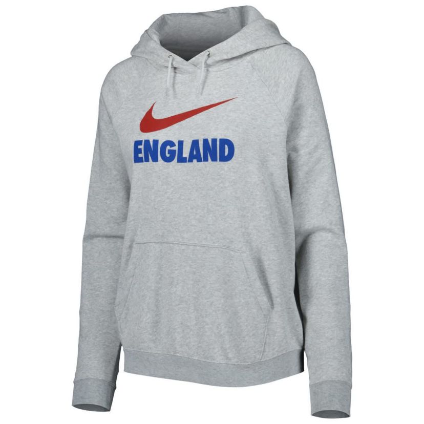 Soccer National Teams Nike England National Team Lockup Varsity Fleece Raglan Pullover Hoodie