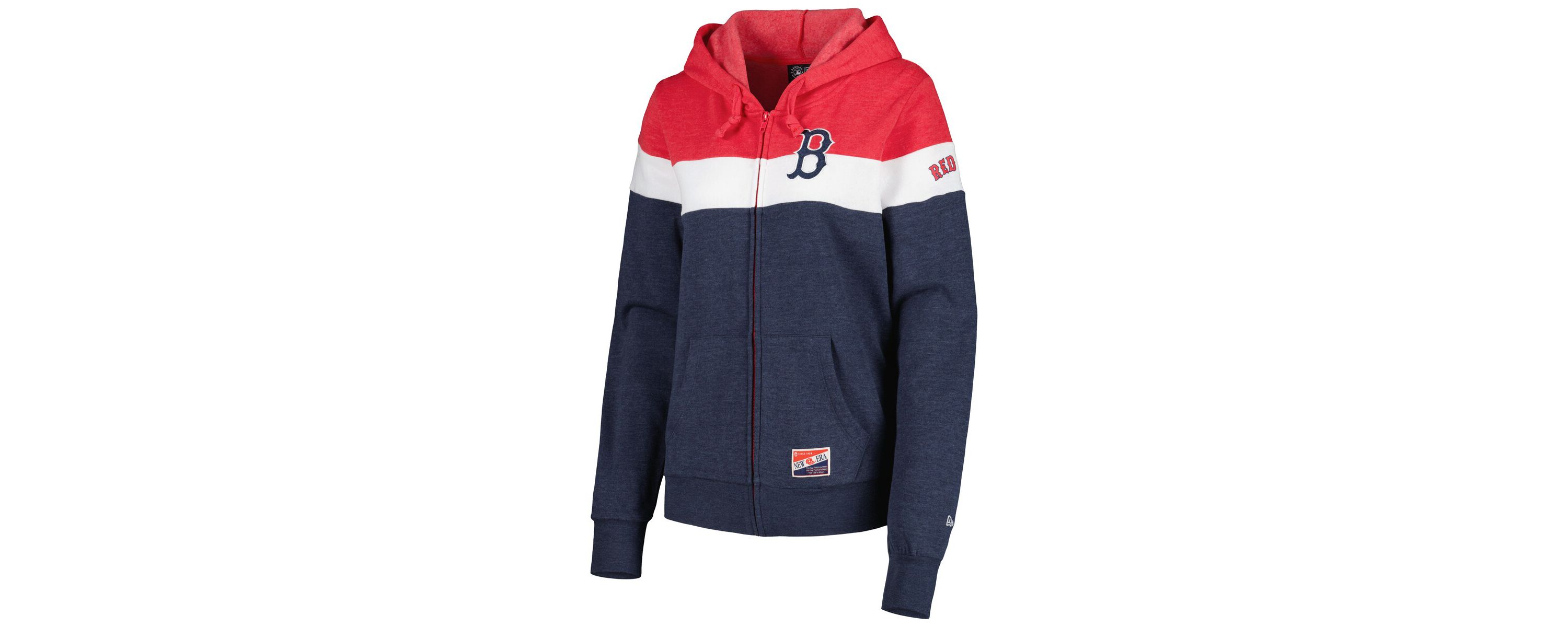 Boston Red Sox MLB Boston Sox Colorblock Full-Zip Hoodie Jacket