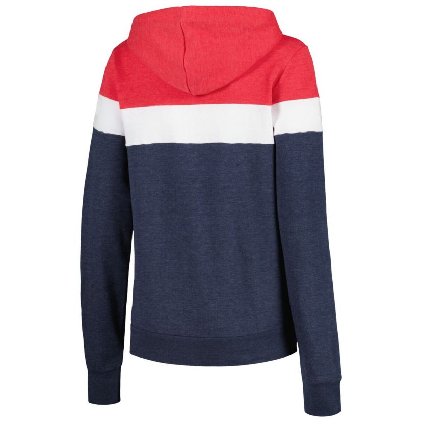 Boston Red Sox MLB Boston Sox Colorblock Full-Zip Hoodie Jacket