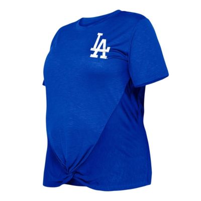 MLB Los Angeles Dodgers Plus Two-Hit Front Knot T-Shirt