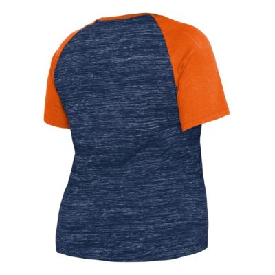 MLB Detroit Tigers Plus Space Dye Raglan V-Neck T-Shirt