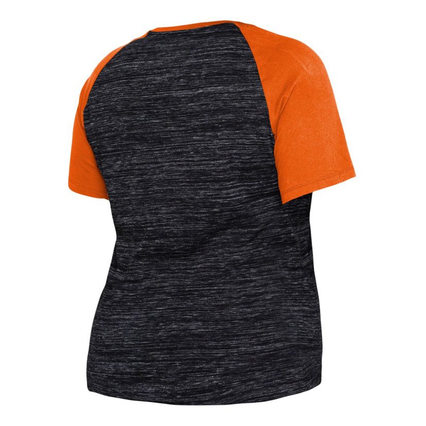MLB San Francisco Giants Plus Size Space Dye Raglan V-Neck T-Shirt
