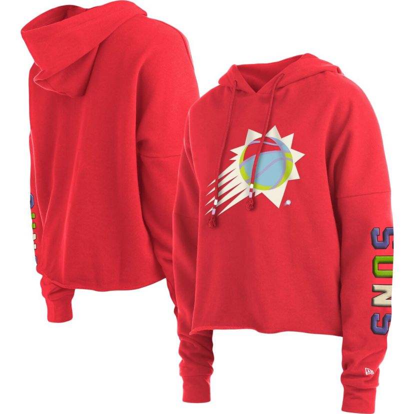 NBA Phoenix Suns Color Pack Cropped Top Pullover Hoodie