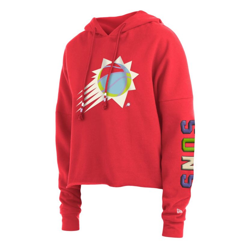 NBA Phoenix Suns Color Pack Cropped Top Pullover Hoodie