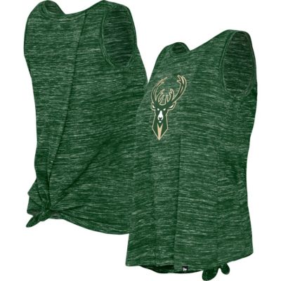 New Era NBA Hunter Milwaukee Bucks Space Dye Active Tank Top