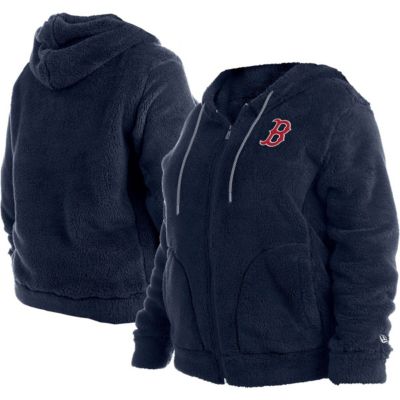 Boston Red Sox MLB Boston Sox Plus Size Sherpa Full-Zip Jacket
