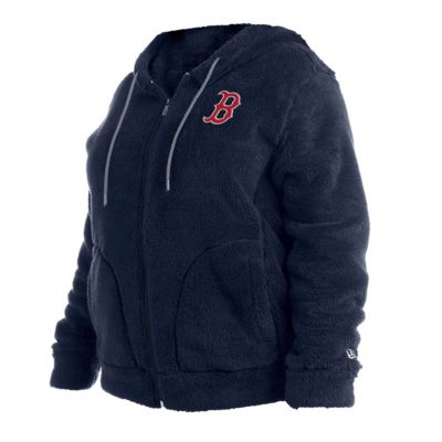 Boston Red Sox MLB Boston Sox Plus Size Sherpa Full-Zip Jacket