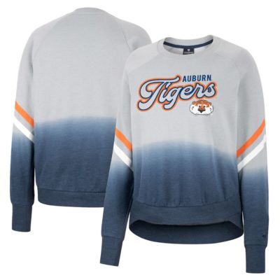 NCAA Auburn Tigers Cue Cards Dip-Dye Raglan Pullover Sweatshirt