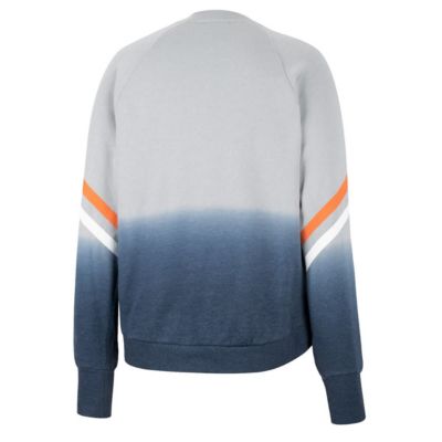 NCAA Auburn Tigers Cue Cards Dip-Dye Raglan Pullover Sweatshirt