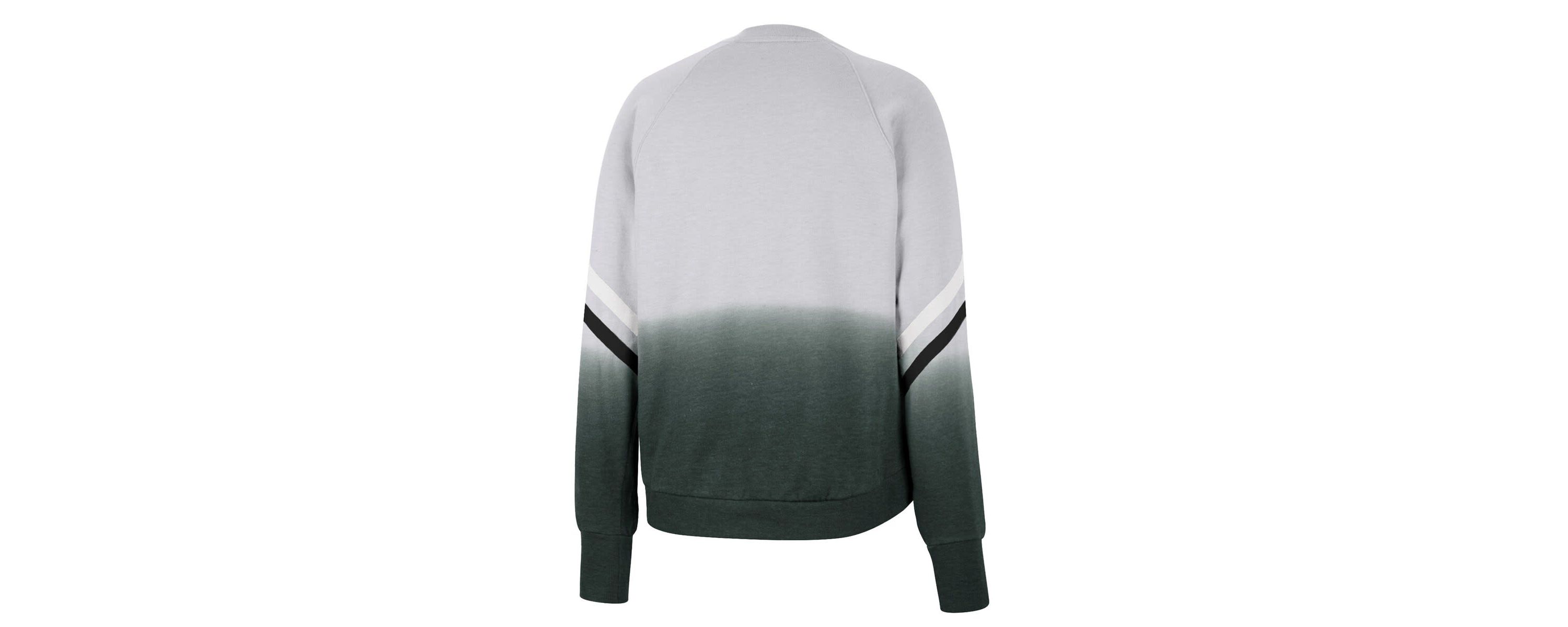 NCAA Michigan State Spartans Cue Cards Dip-Dye Raglan Pullover Sweatshirt