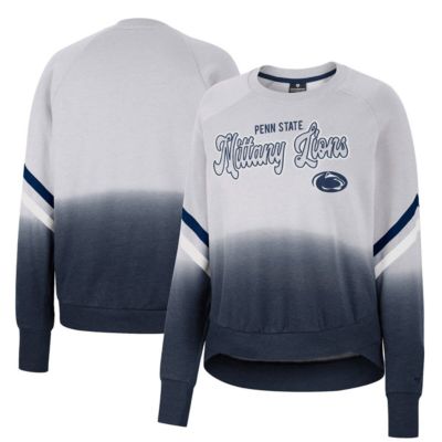 NCAA Penn State Nittany Lions Cue Cards Dip-Dye Raglan Pullover Sweatshirt