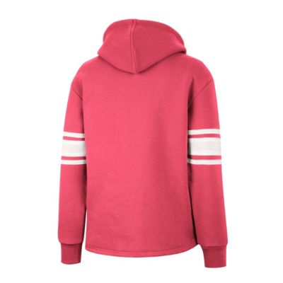 NCAA Ohio State Buckeyes Mia Striped Full-Snap Hoodie Jacket