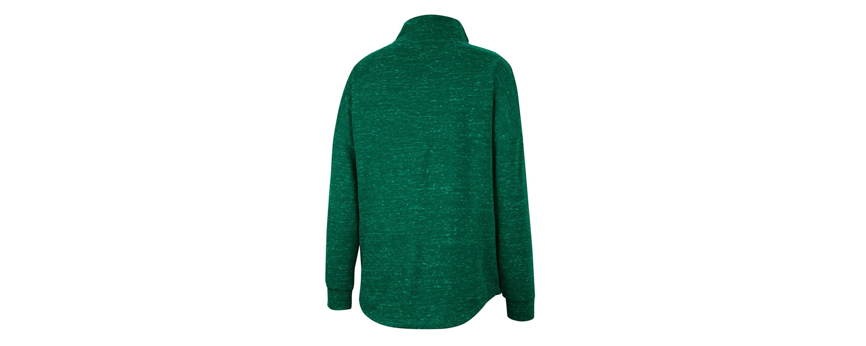 NCAA Michigan State Spartans Natalie Speckled Quarter-Snap Top