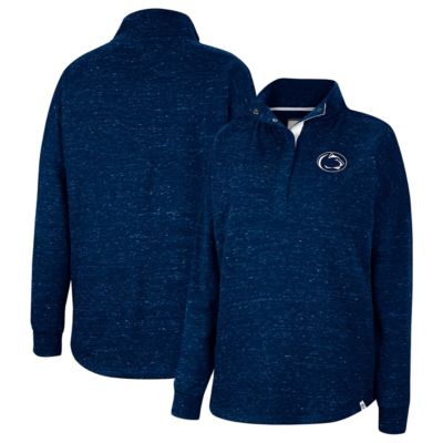 NCAA Penn State Nittany Lions Natalie Speckled Quarter-Snap Top