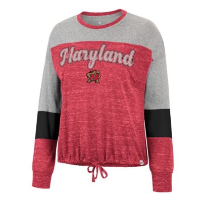 NCAA Maryland Terrapins Joanna Tie Front Long Sleeve T-Shirt