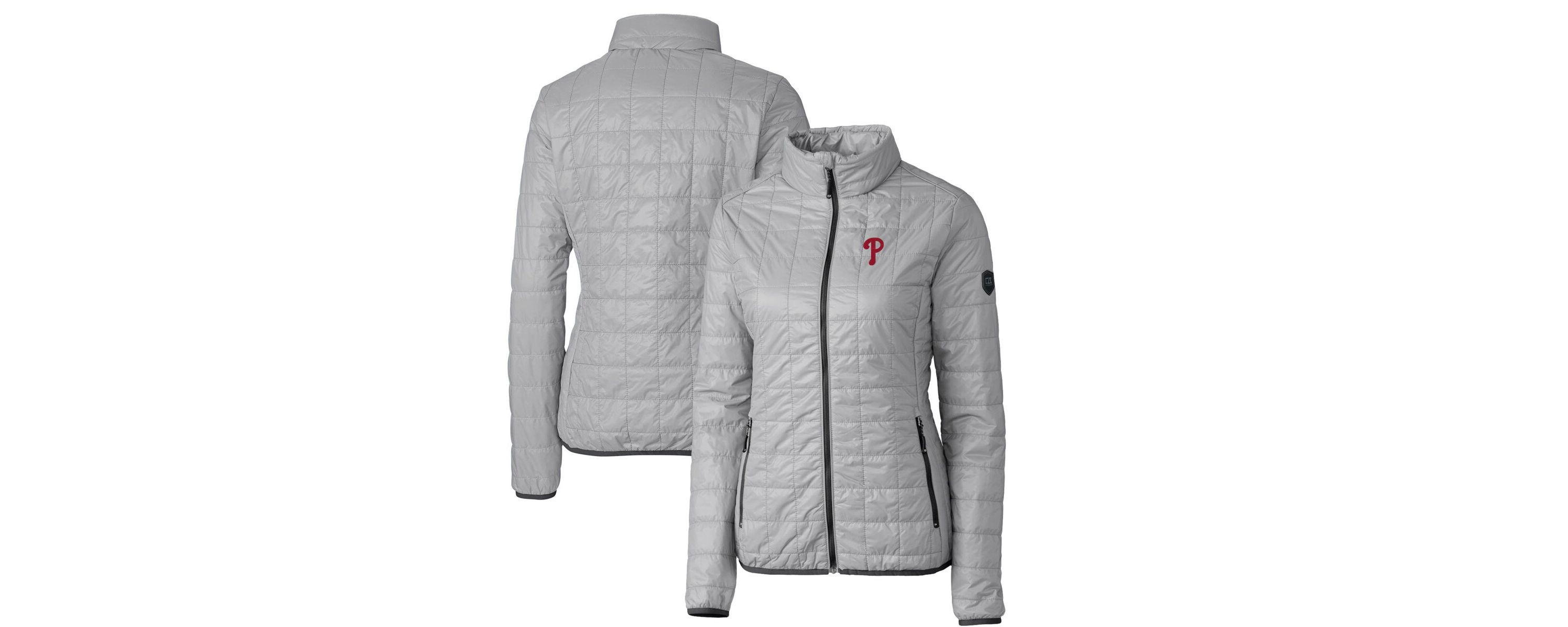 MLB Philadelphia Phillies Rainier PrimaLoft Eco Full-Zip Puffer Jacket