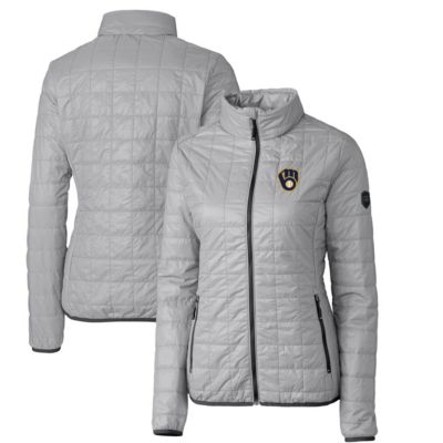 MLB Milwaukee Brewers Rainier PrimaLoft Eco Full-Zip Puffer Jacket