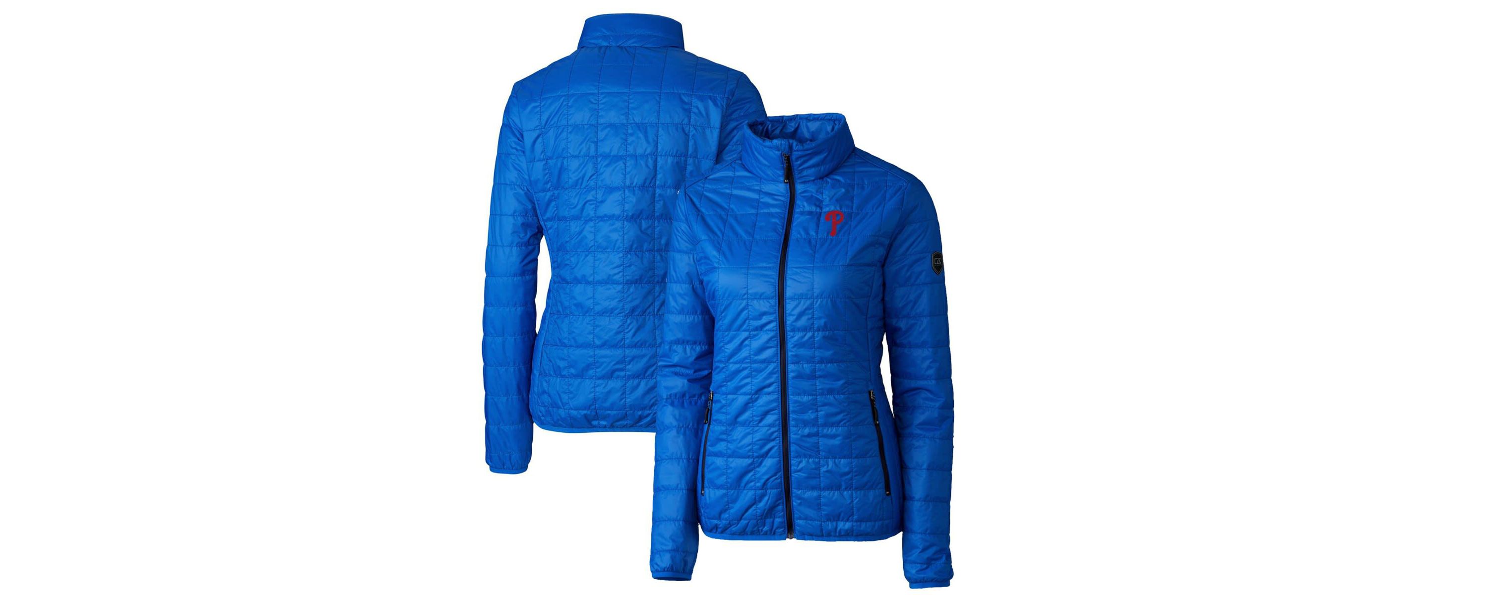 MLB Philadelphia Phillies Rainier PrimaLoft Eco Full-Zip Puffer Jacket
