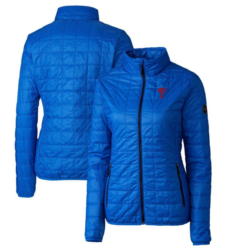 MLB Philadelphia Phillies Rainier PrimaLoft Eco Full-Zip Puffer Jacket