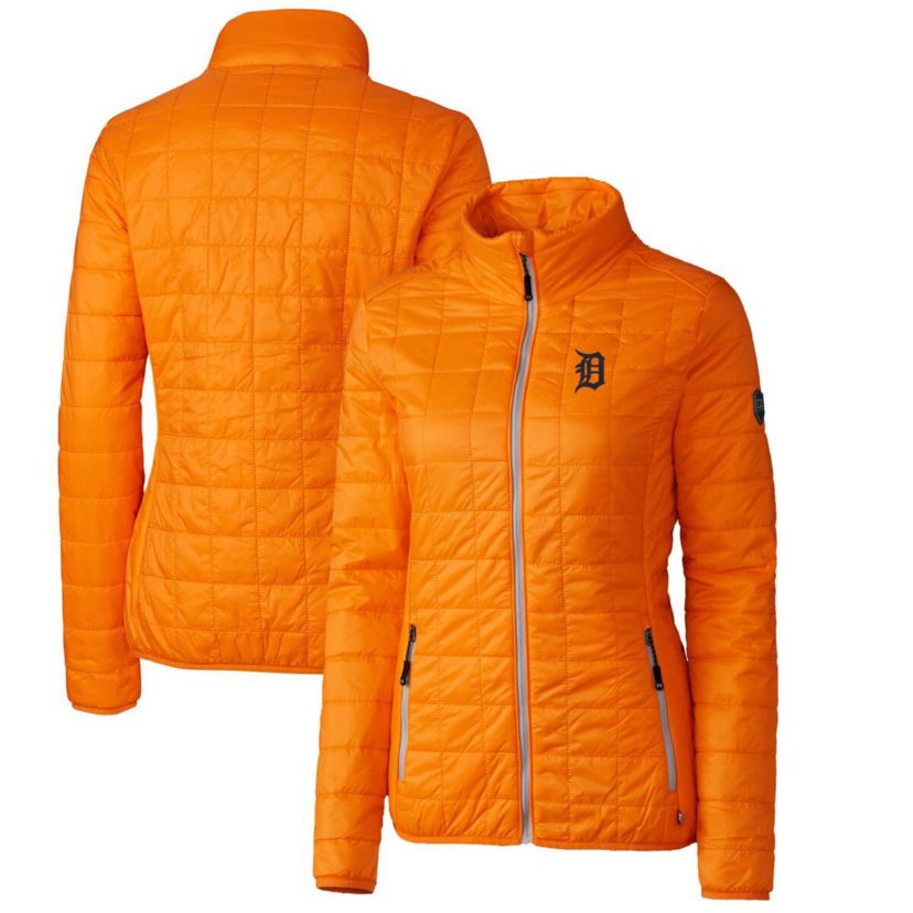 MLB Detroit Tigers Rainier PrimaLoft Eco Full-Zip Puffer Jacket