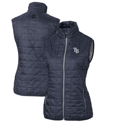 MLB Heather Tampa Bay Rays Rainier PrimaLoft Eco Full-Zip Puffer Vest