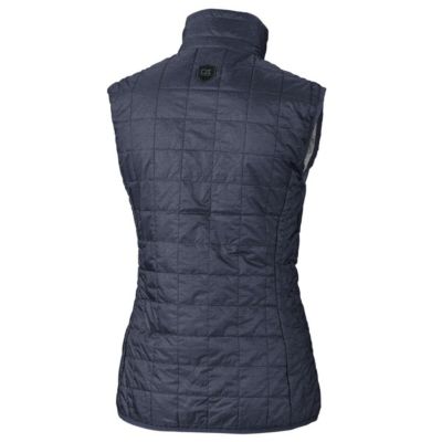 MLB Heather Tampa Bay Rays Rainier PrimaLoft Eco Full-Zip Puffer Vest