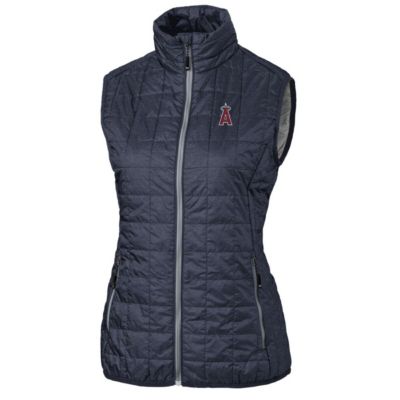 MLB Heather Los Angeles Angels Rainier PrimaLoft Eco Full-Zip Puffer Vest