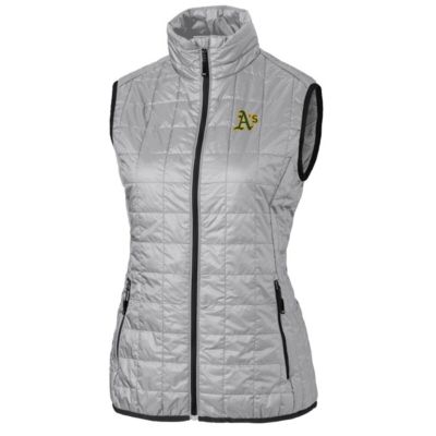 MLB Oakland Athletics Rainier PrimaLoft Eco Full-Zip Puffer Vest