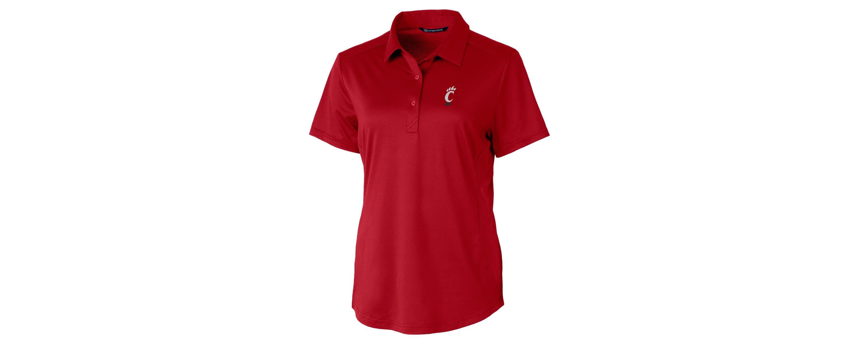 NCAA Cincinnati Bearcats Prospect Textured Stretch Polo