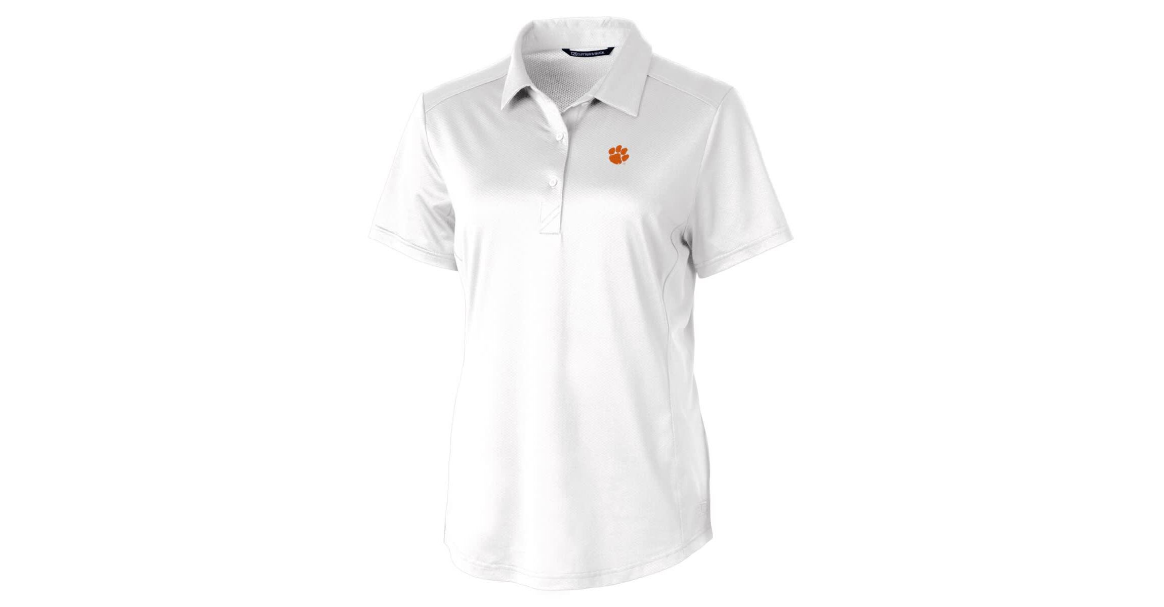 NCAA Clemson Tigers Prospect Textured Stretch Polo