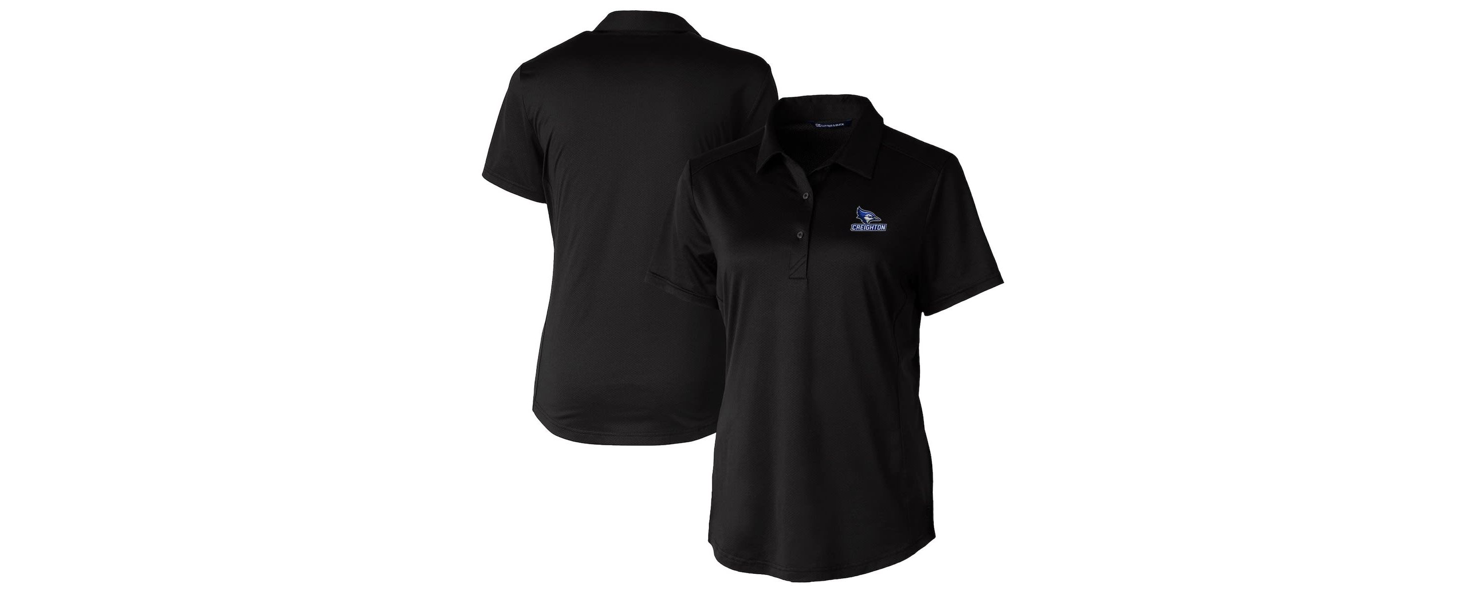 Creighton University Bluejays NCAA Creighton Bluejays Prospect Textured Stretch Polo
