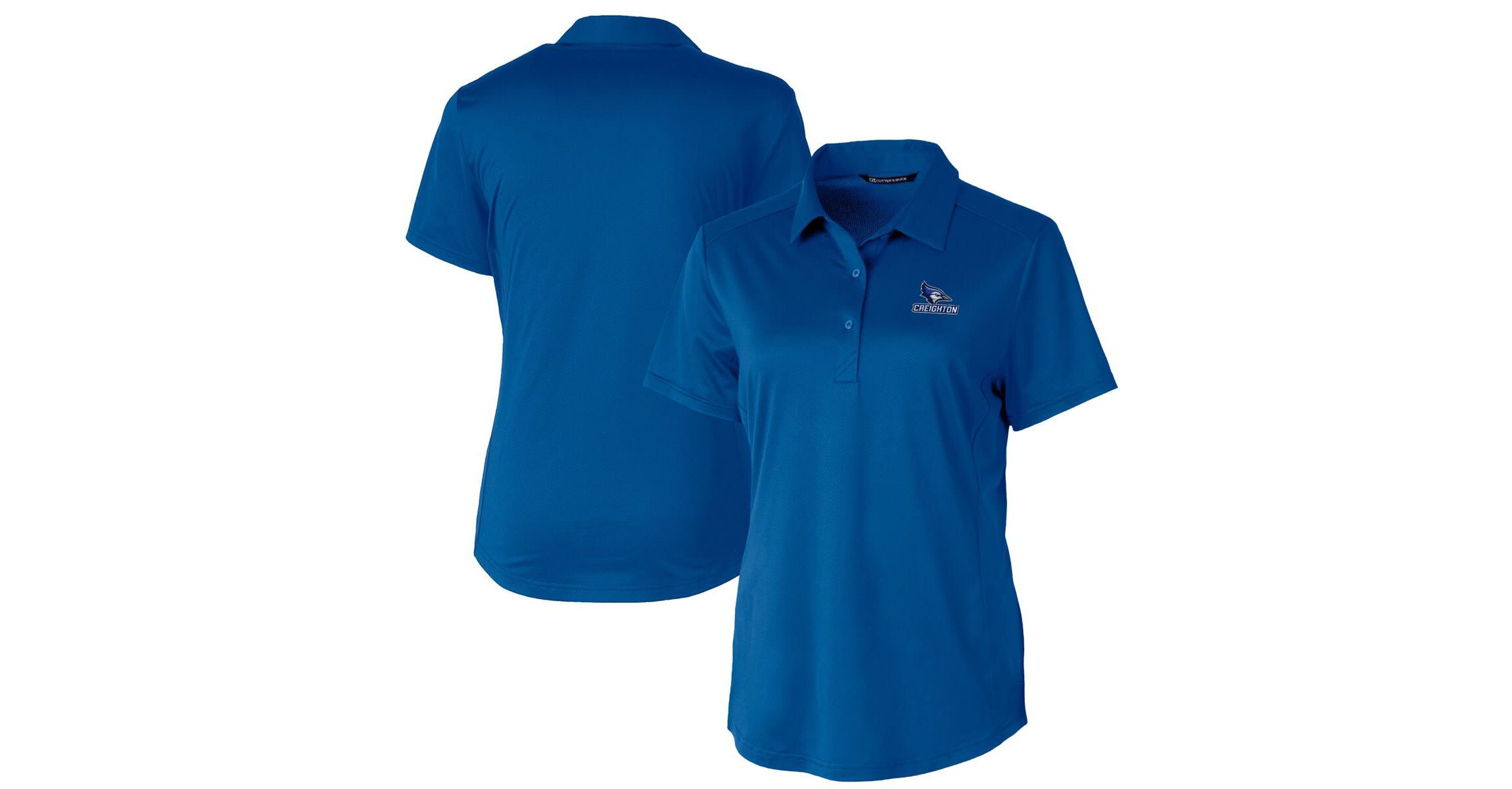 Creighton University Bluejays NCAA Creighton Bluejays Prospect Textured Stretch Polo