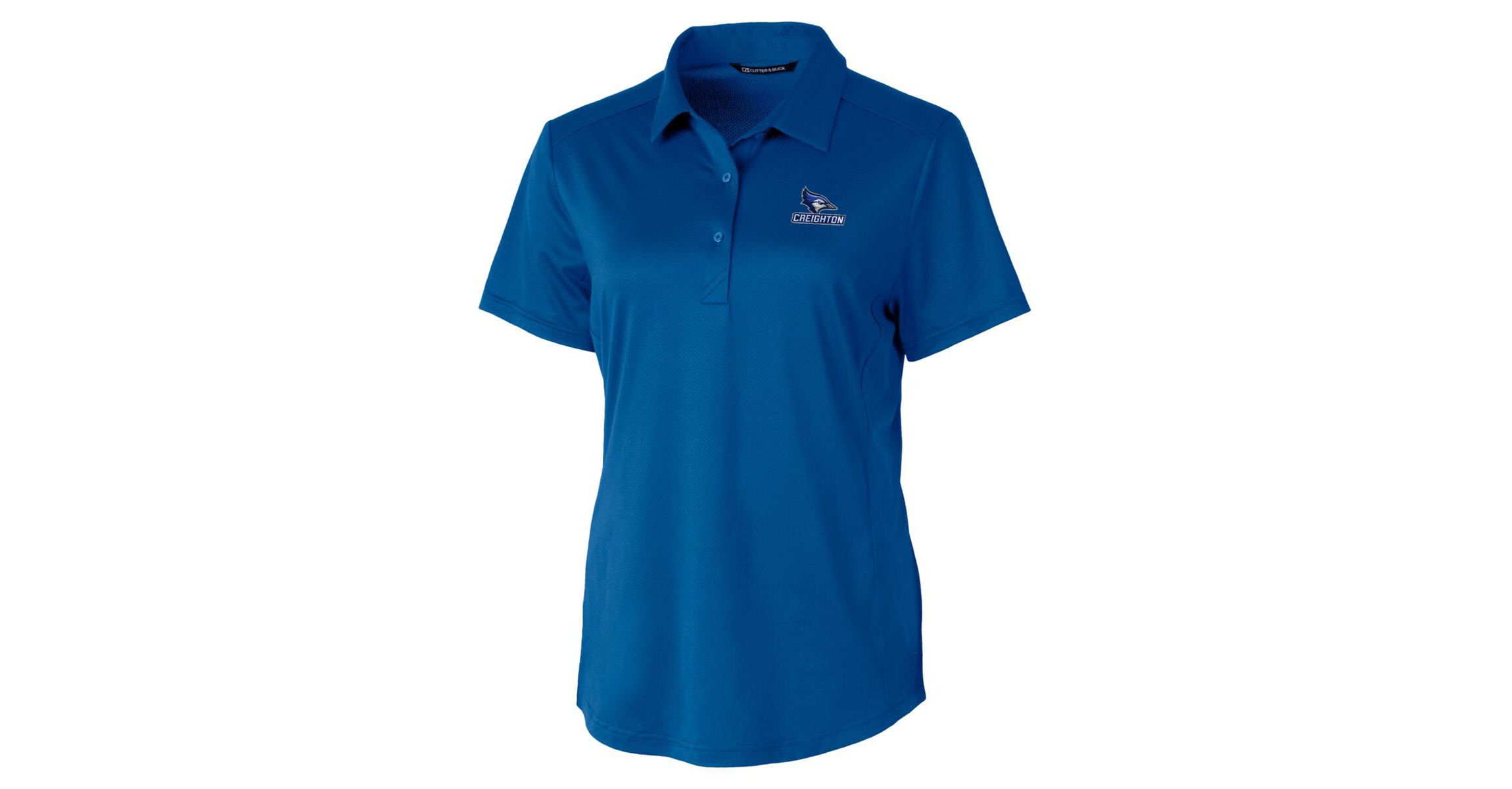 Creighton University Bluejays NCAA Creighton Bluejays Prospect Textured Stretch Polo