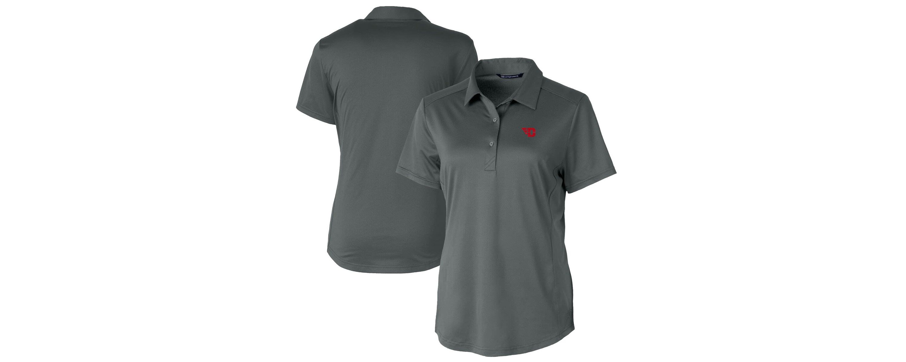 NCAA Dayton Flyers Prospect Textured Stretch Polo