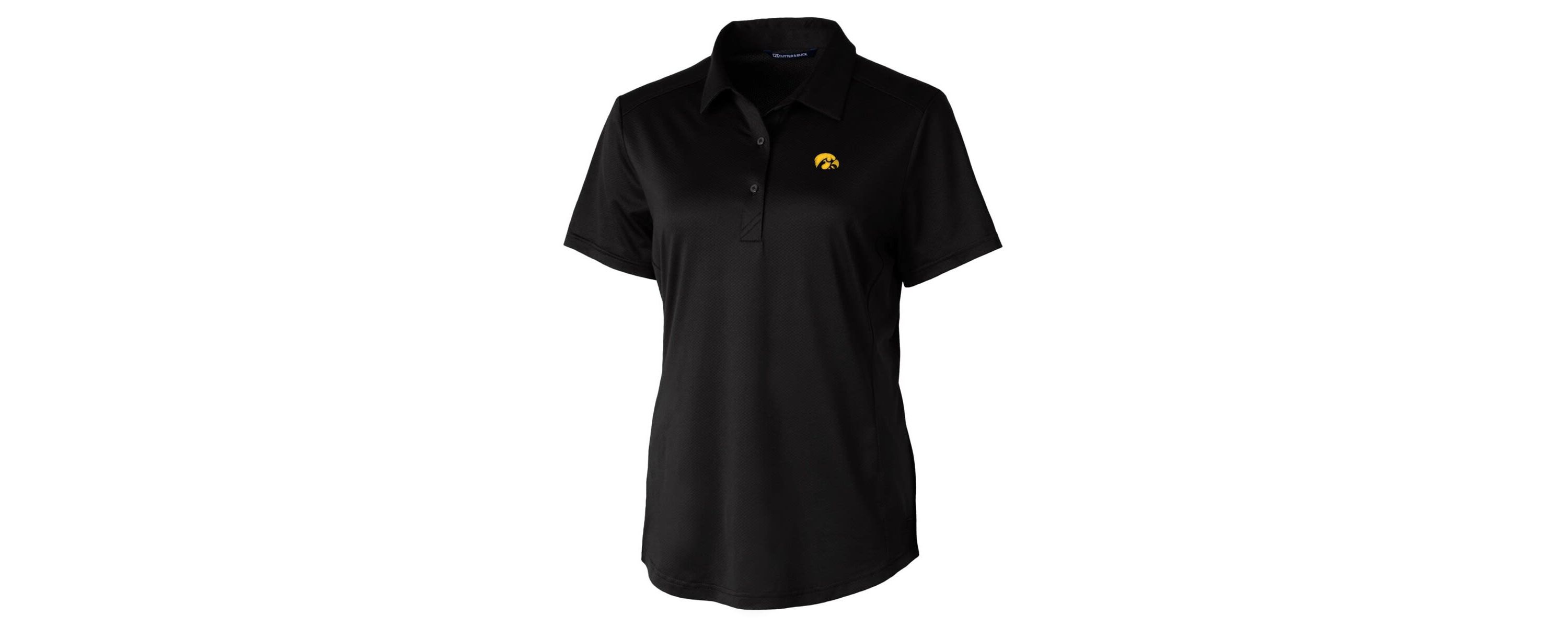 NCAA Iowa Hawkeyes Prospect Textured Stretch Polo