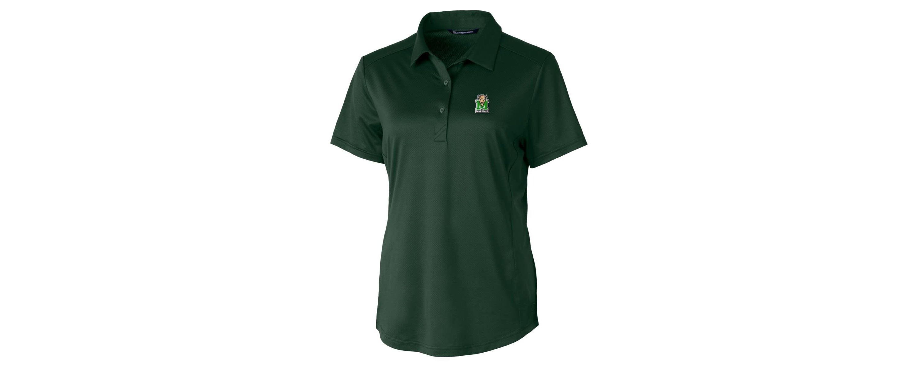 NCAA Hunter Marshall Thundering Herd Prospect Textured Stretch Polo