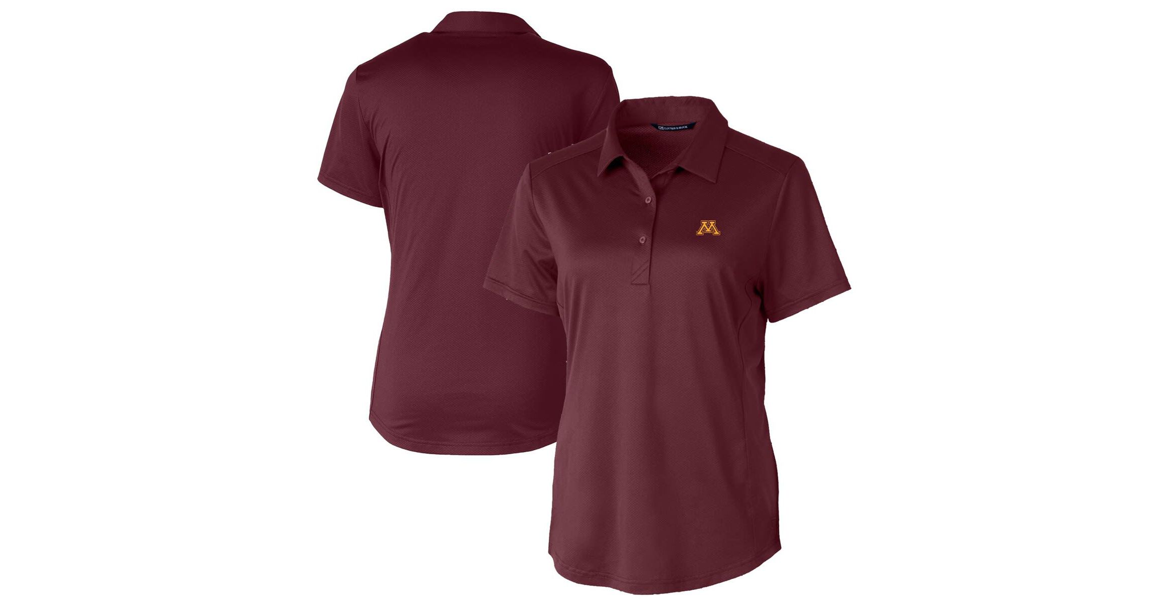 NCAA Minnesota Golden Gophers Prospect Textured Stretch Polo
