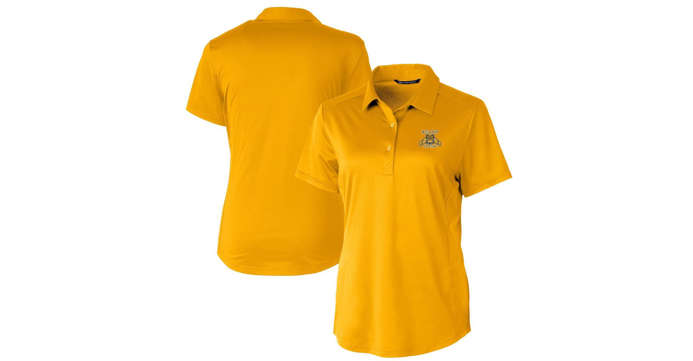 NC A&T Aggies NCAA North Carolina A&T Aggies Prospect Textured Stretch Polo