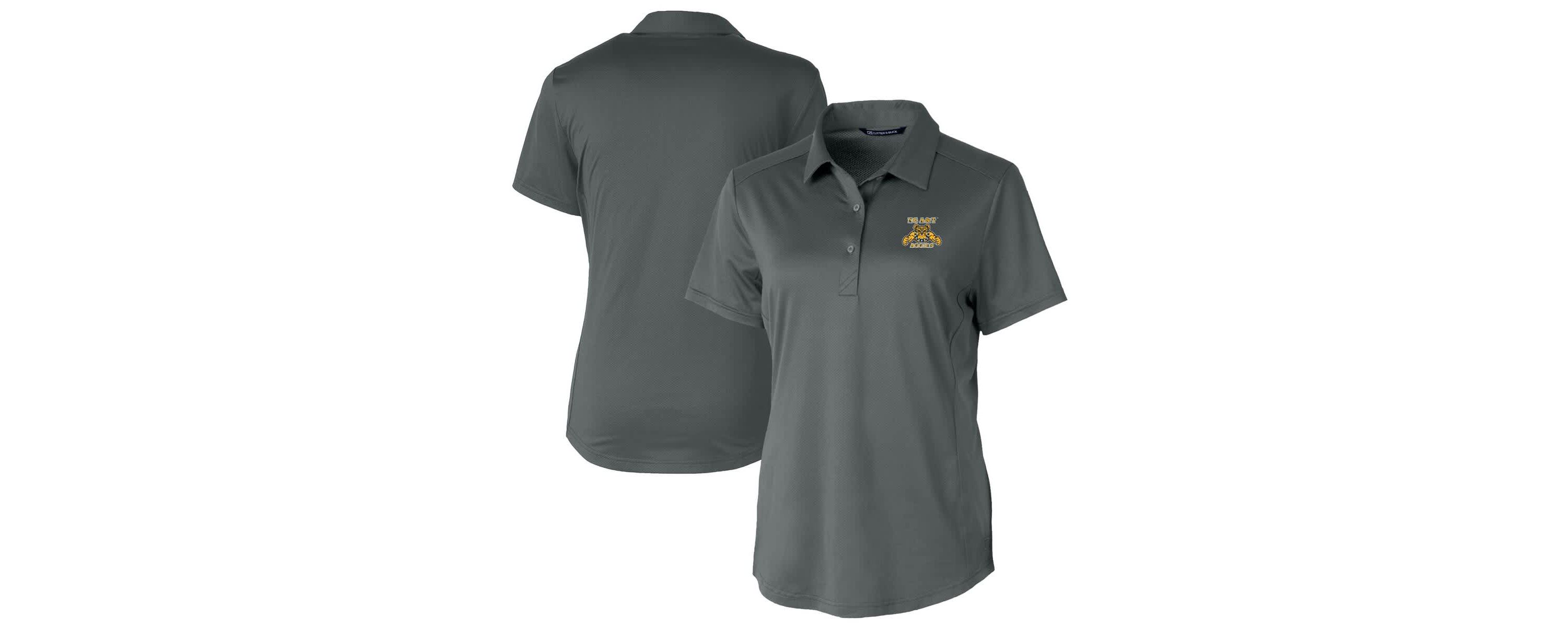 NC A&T Aggies NCAA North Carolina A&T Aggies Prospect Textured Stretch Polo