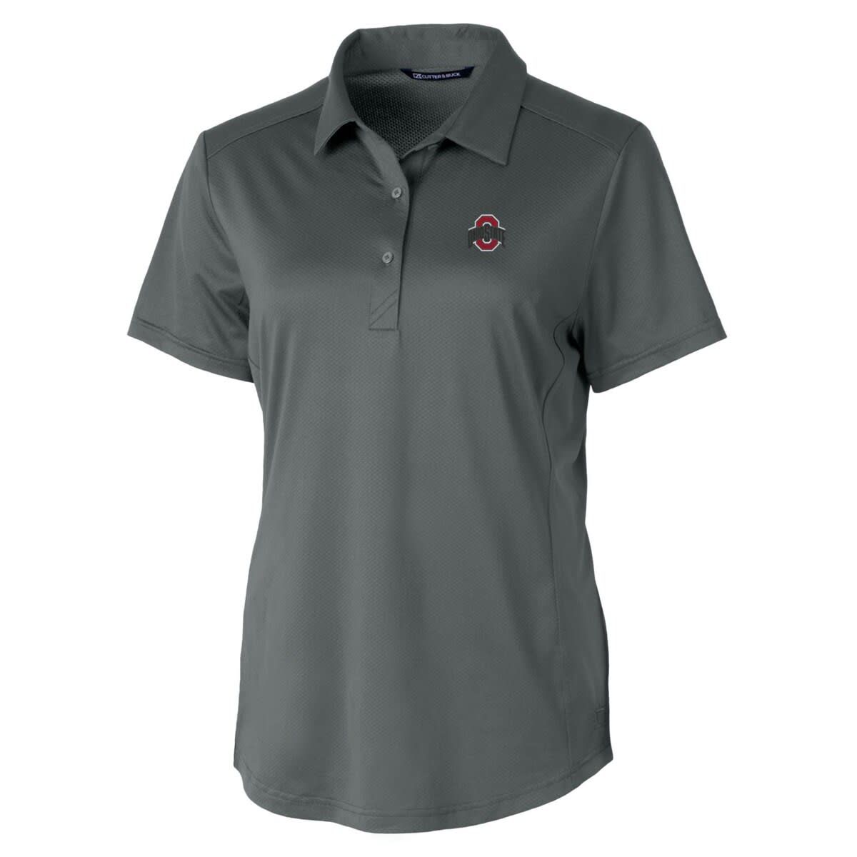 NCAA Ohio State Buckeyes Prospect Textured Stretch Polo