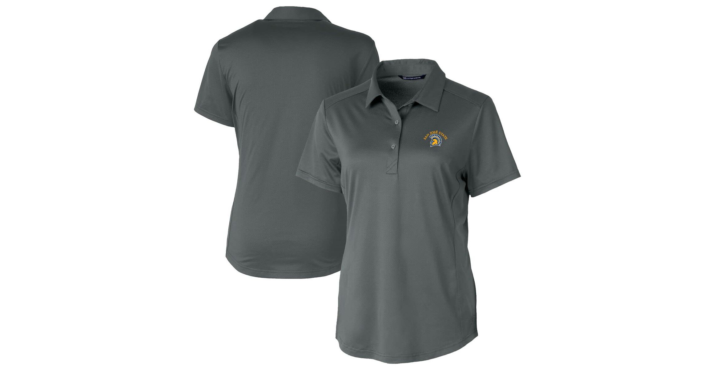NCAA San Jose State Spartans Prospect Textured Stretch Polo