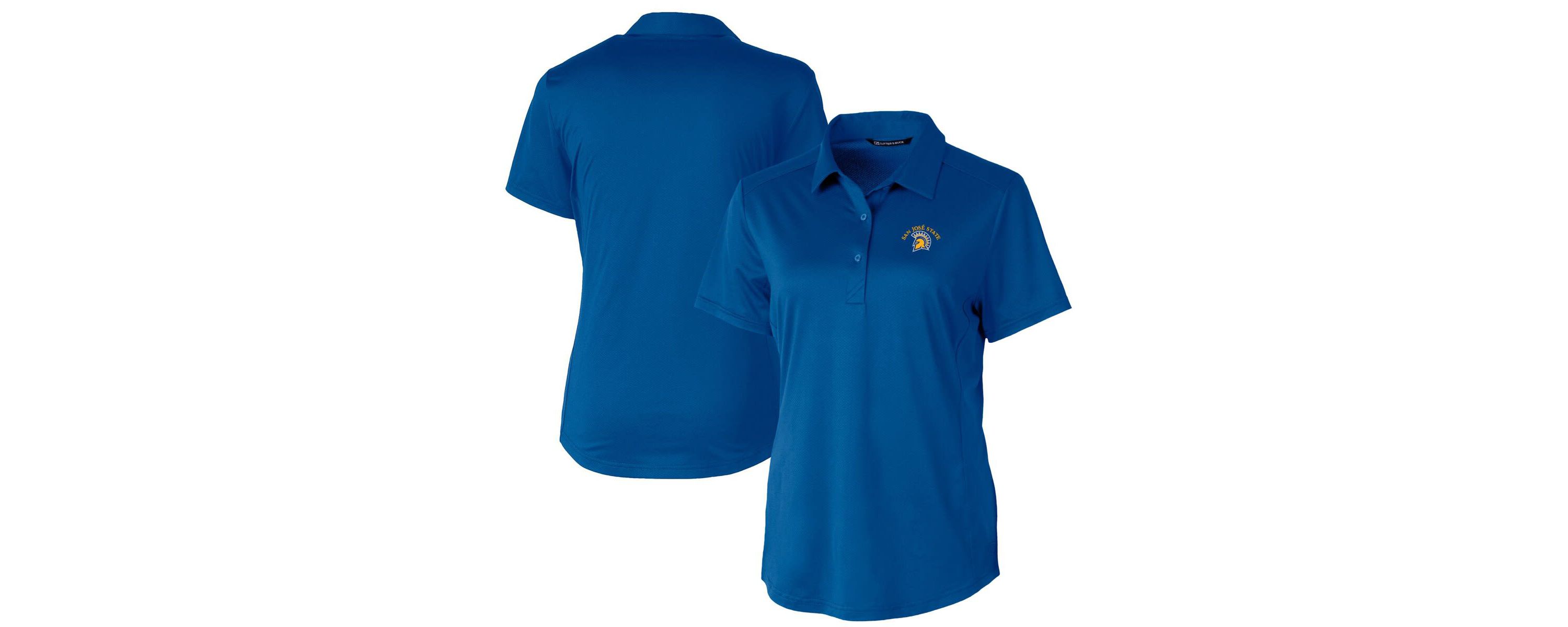 NCAA San Jose State Spartans Prospect Textured Stretch Polo