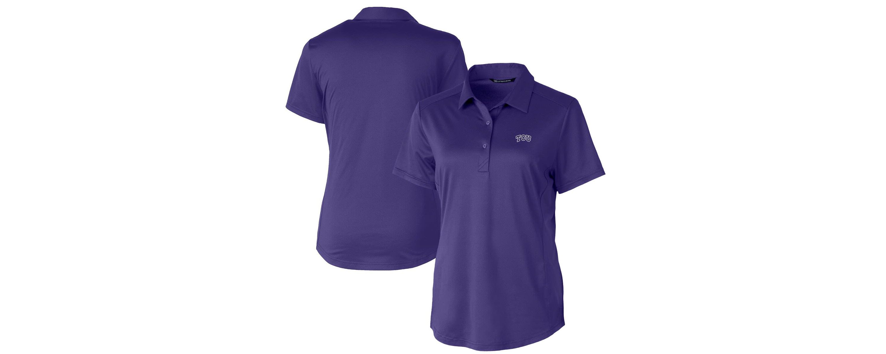 NCAA TCU Horned Frogs Prospect Textured Stretch Polo