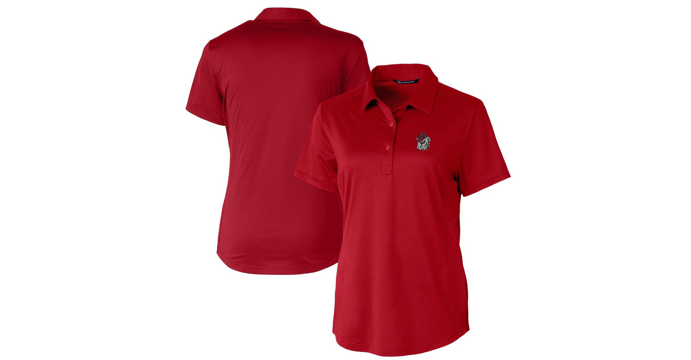 NCAA Georgia Bulldogs Prospect Textured Stretch Polo