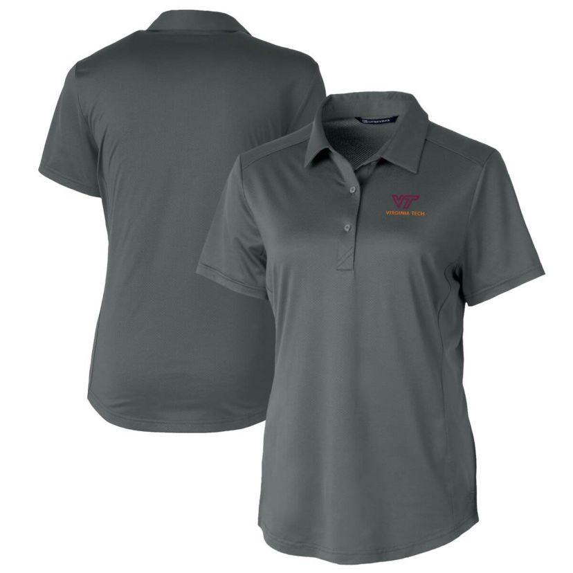 NCAA Virginia Tech Hokies Prospect Textured Stretch Polo
