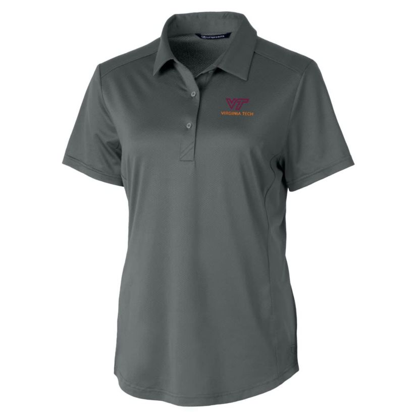 NCAA Virginia Tech Hokies Prospect Textured Stretch Polo