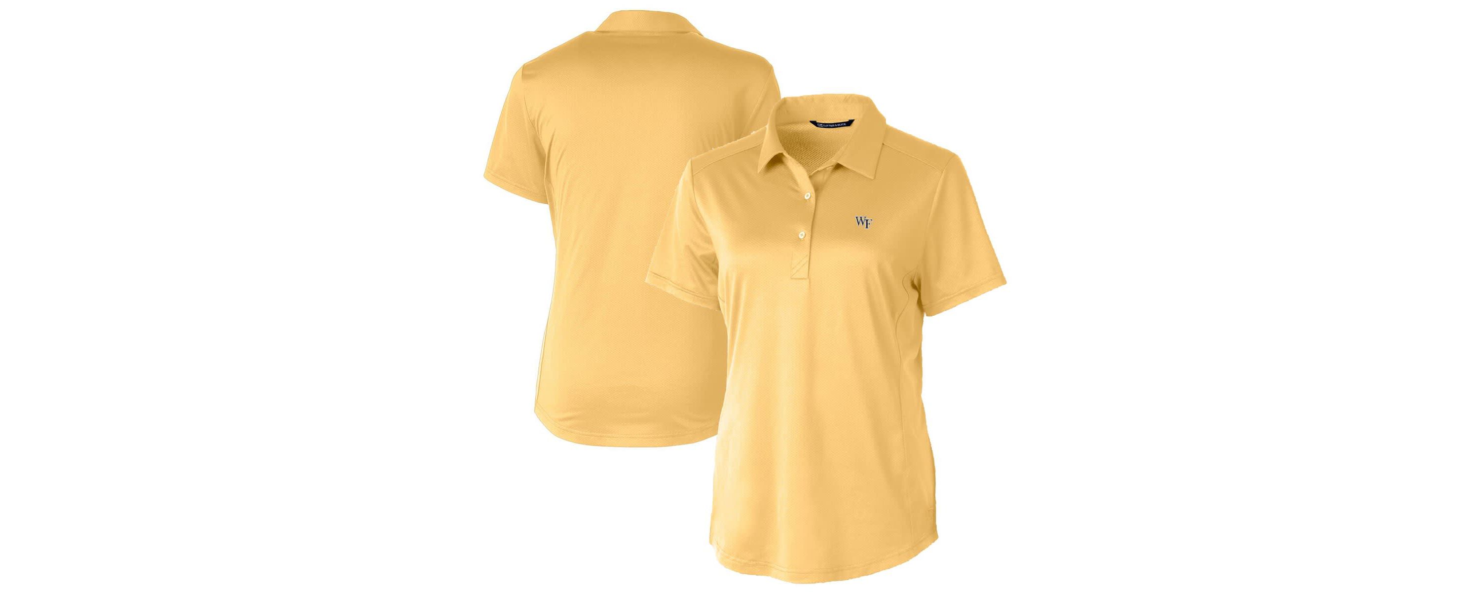 NCAA Wake Forest Demon Deacons Prospect Textured Stretch Polo