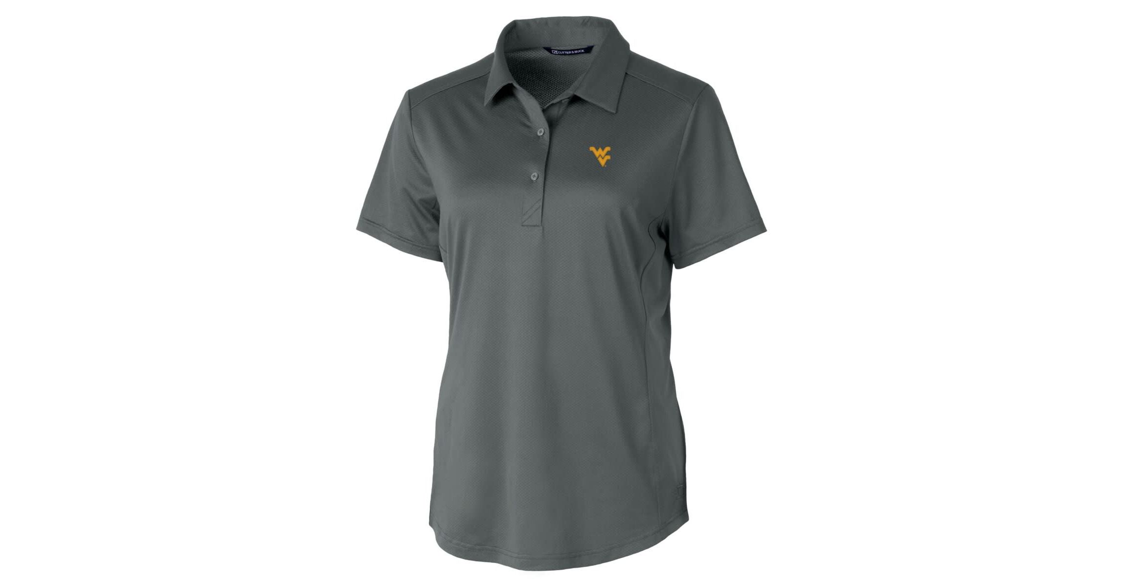 NCAA West Virginia Mountaineers Prospect Textured Stretch Polo