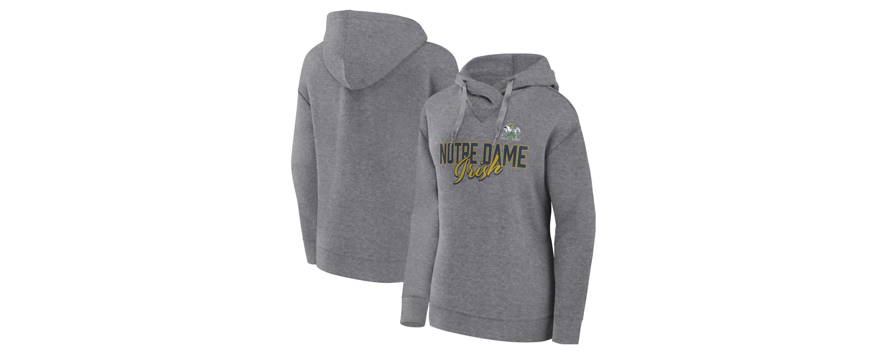 NCAA Fanatics Notre Dame Fighting Irish Script Favorite Pullover Hoodie