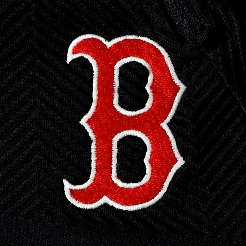 Boston Red Sox MLB Boston Sox Verse Asymmetrical Raglan Tri-Blend Quarter-Zip Jacket